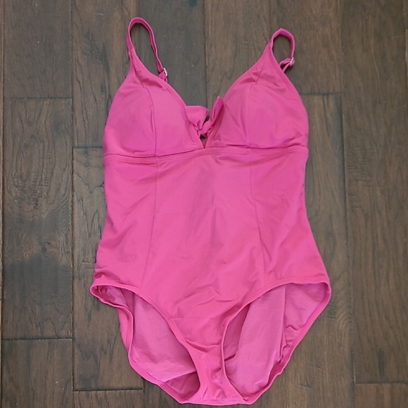 Time & Tru women's pink swimsuit size 1X (16W-18W) - Picture 1 of 6